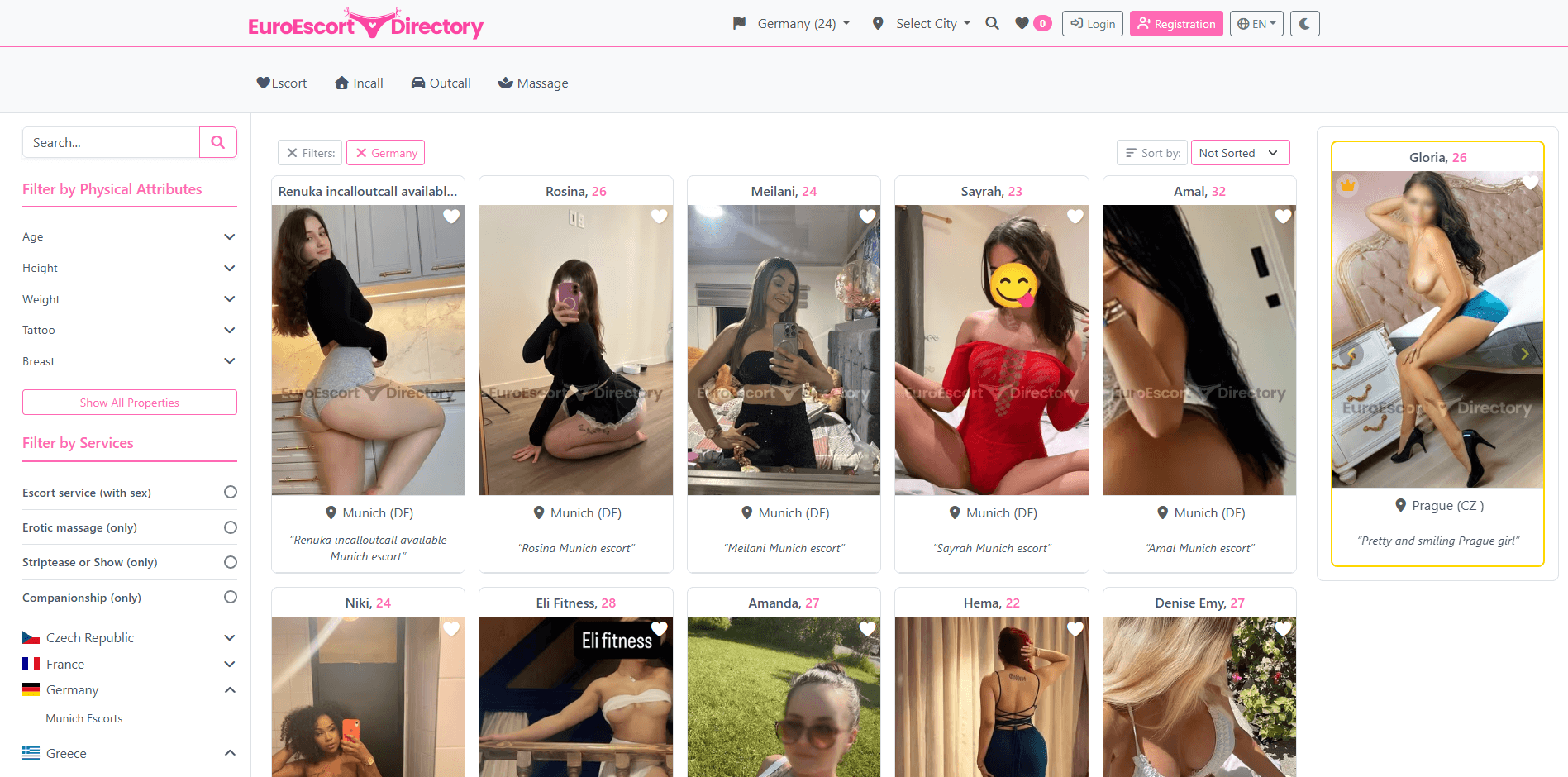 Euro Escort Directory