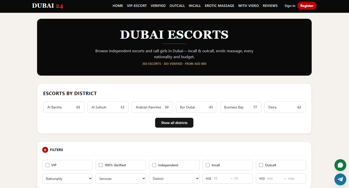 Escort Dubai 24 - Escort services in Dubai