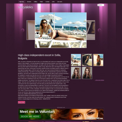 SexyAleks, luxury companion