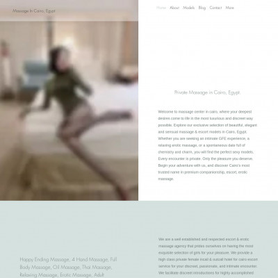 Cairo Erotic Massage Escort