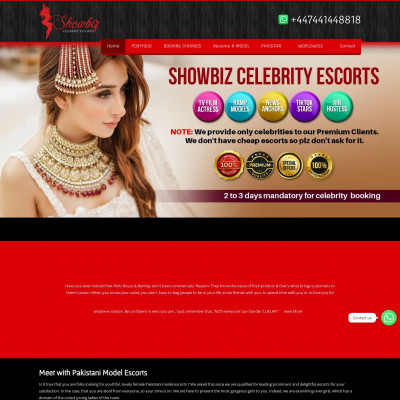Pakistani Celebrity Escorts