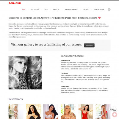 Bonjour Escort Paris