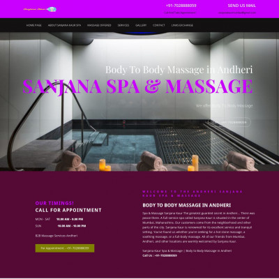 Sanjana Kaur Massage Service