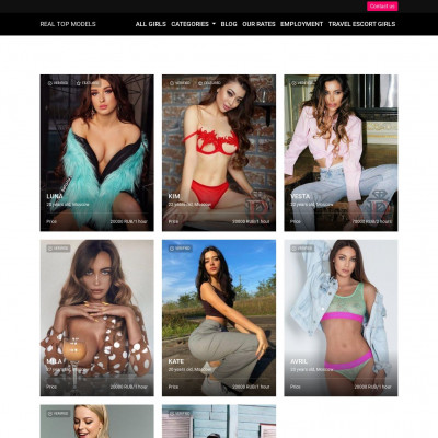 REAL TOP MODELS in Moscow