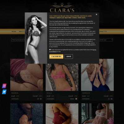 Clara's Escorts - Escort services in Essex